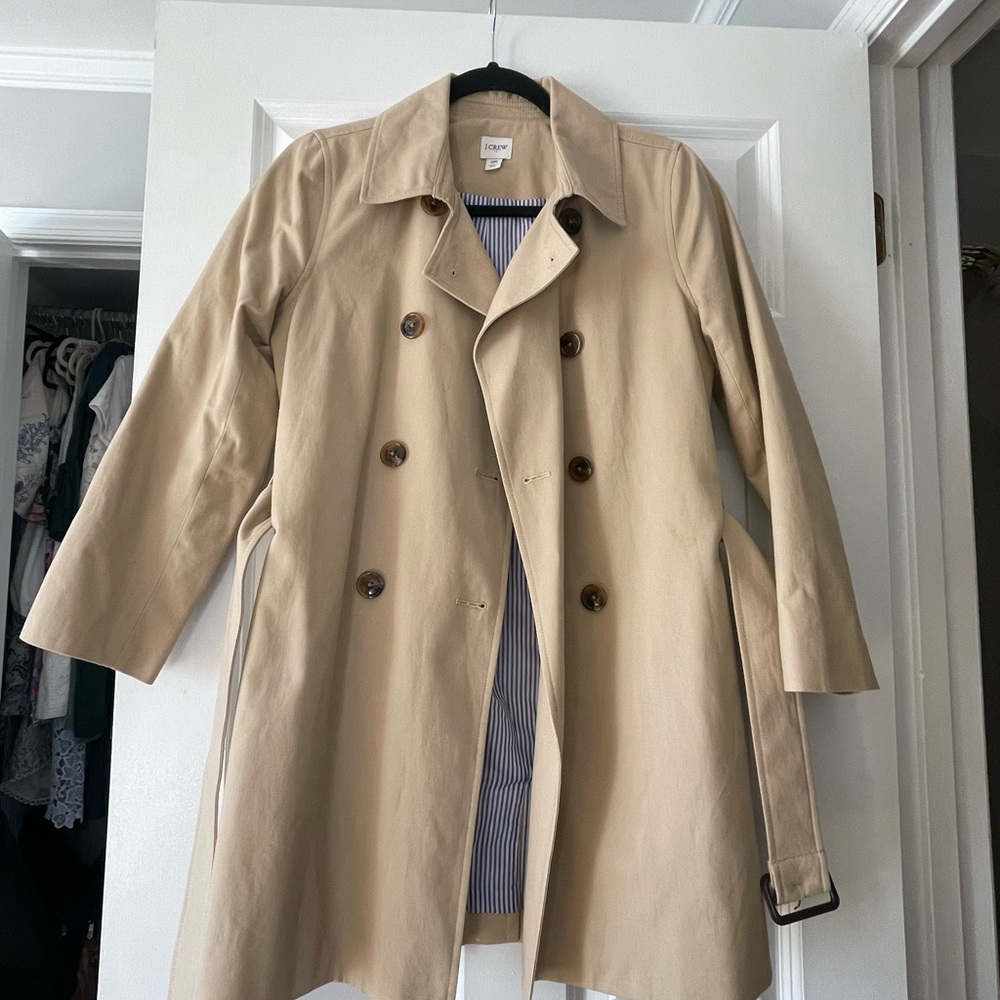 Jcrew trench coat in impeccable condition!